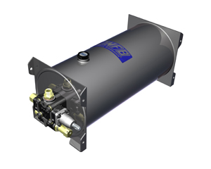 OMFB Rezervor cu valvă de basculare integrată seria OIL TANKS WITH TIPPING VALVES