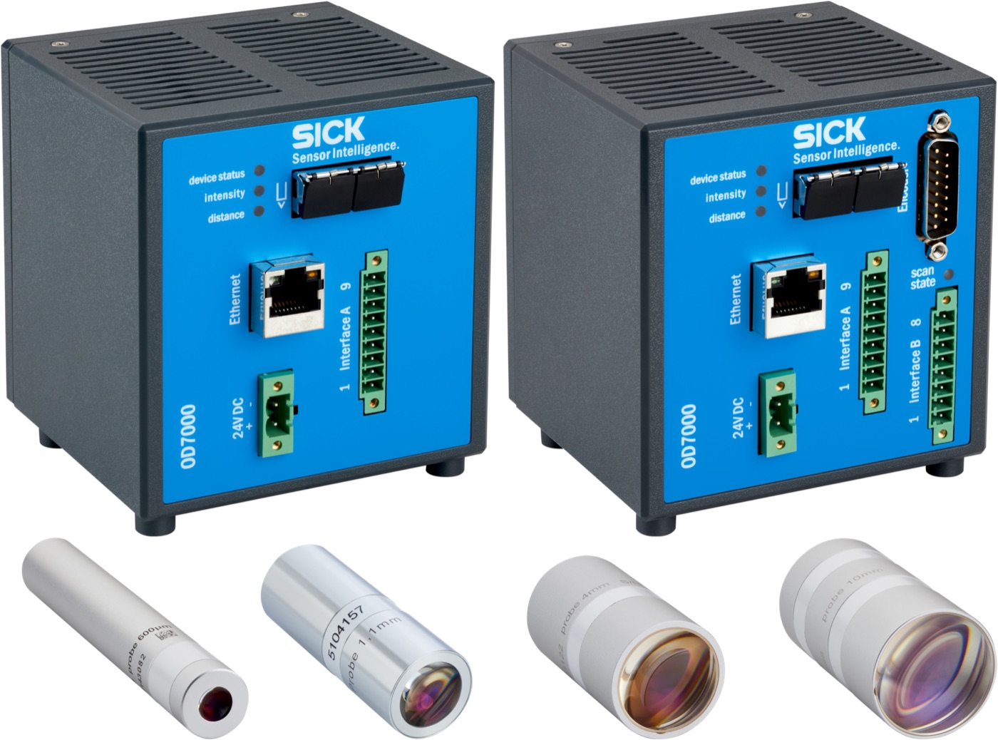 SICK Senzori de deplasare cromatici confocali seria OD7000