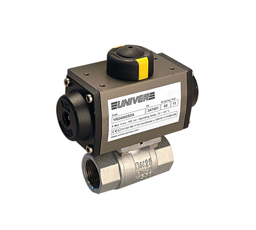 UNIVER Robinet cu bilă acționat pneumatic seria YR