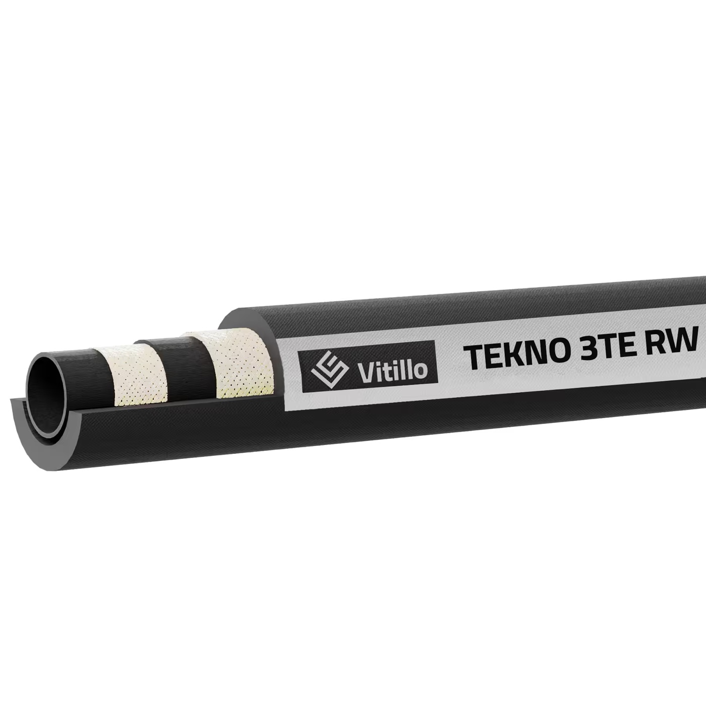 Vitillo Furtun textil feroviar, presiune medie seria TEKNO 3TE RW